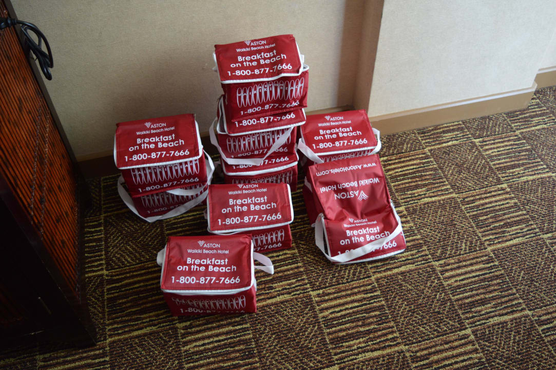 Die sinnlosen Kühltaschen Hotel Aston Waikiki Beach