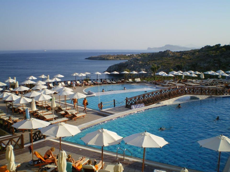 Vue de notre chambre (numéro 729) Hotel Kalithea Horizon Royal