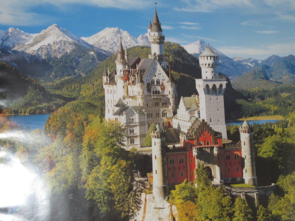 Wandbild Alpchalet Schwanstein