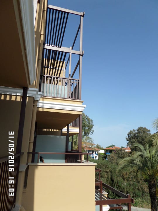 Balkonkonstruktion Hillszimer Rückseite Asteria Family Belek