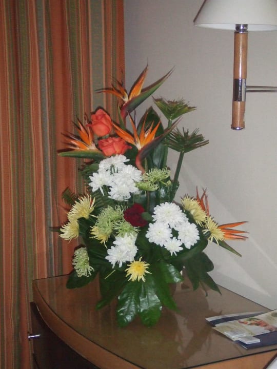 Blumengruß auf dem Zimmer Savoy Sharm El Sheikh