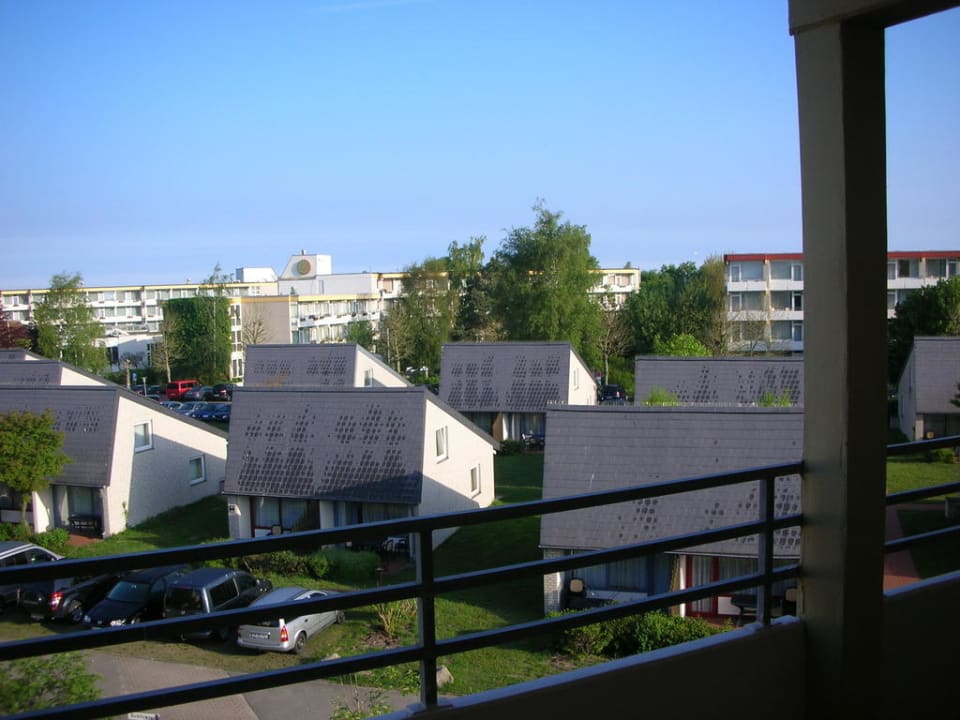 Blick von unserem Fenster über die Anlage Ferienwohnungen Ferienpark Weissenhäuser Strand