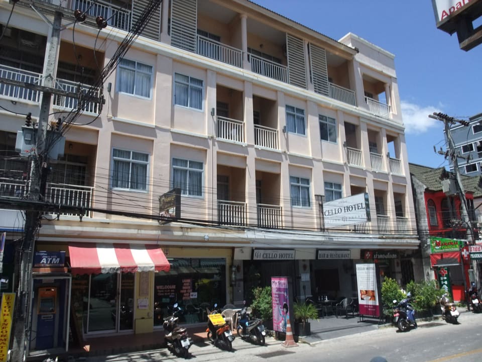 Das Hotel von außen Cello Hotel