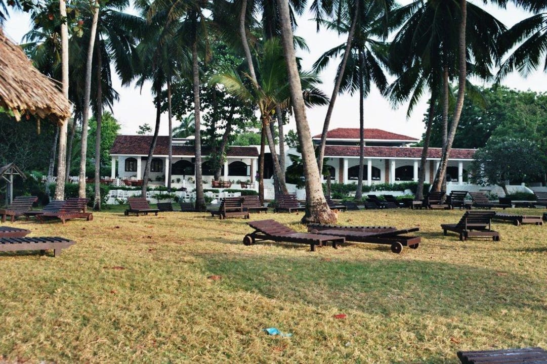 Restaurant vom Strand aus fotographiert Hotel Diani Sea Lodge