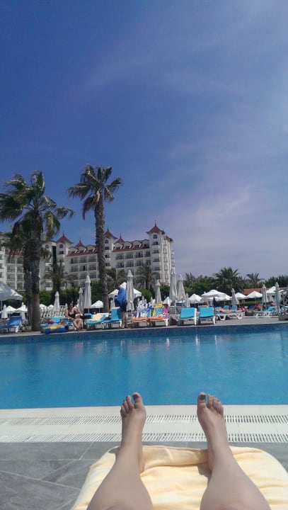 Von Sicht der Liege aus Side Mare Resort & Spa