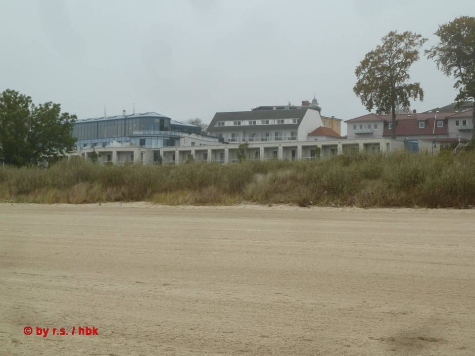 Blick vom Strand aus Hotel Kaiserhof Heringsdorf