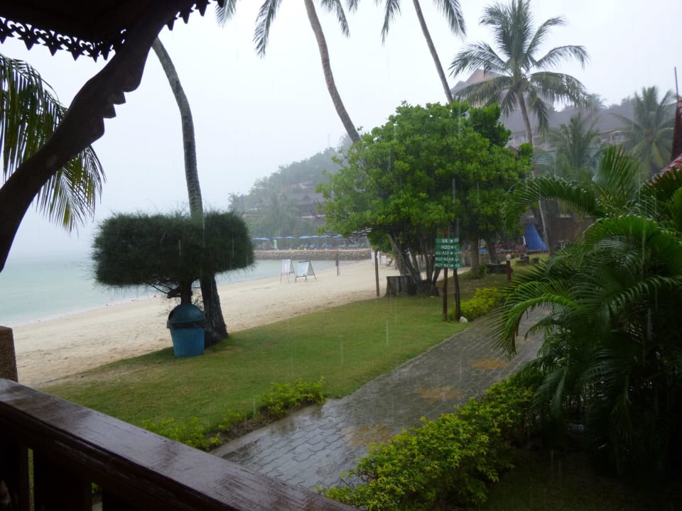 Blick von der Terrasse Long Bay Resort Koh Phangan