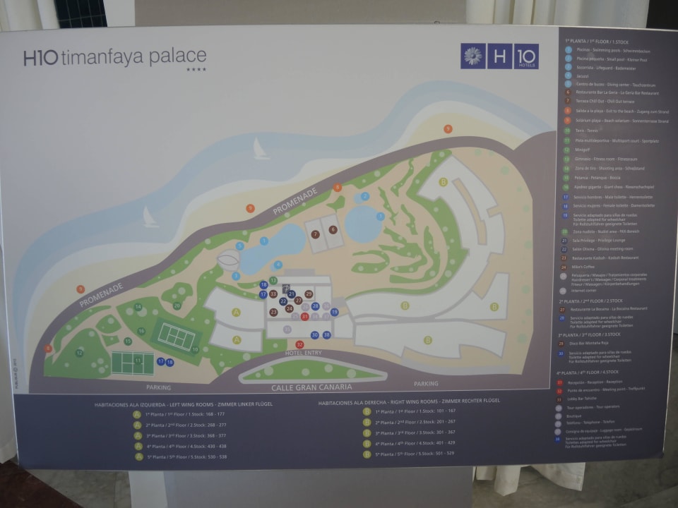 Anlagenübersicht H10 Timanfaya Palace - Adults only