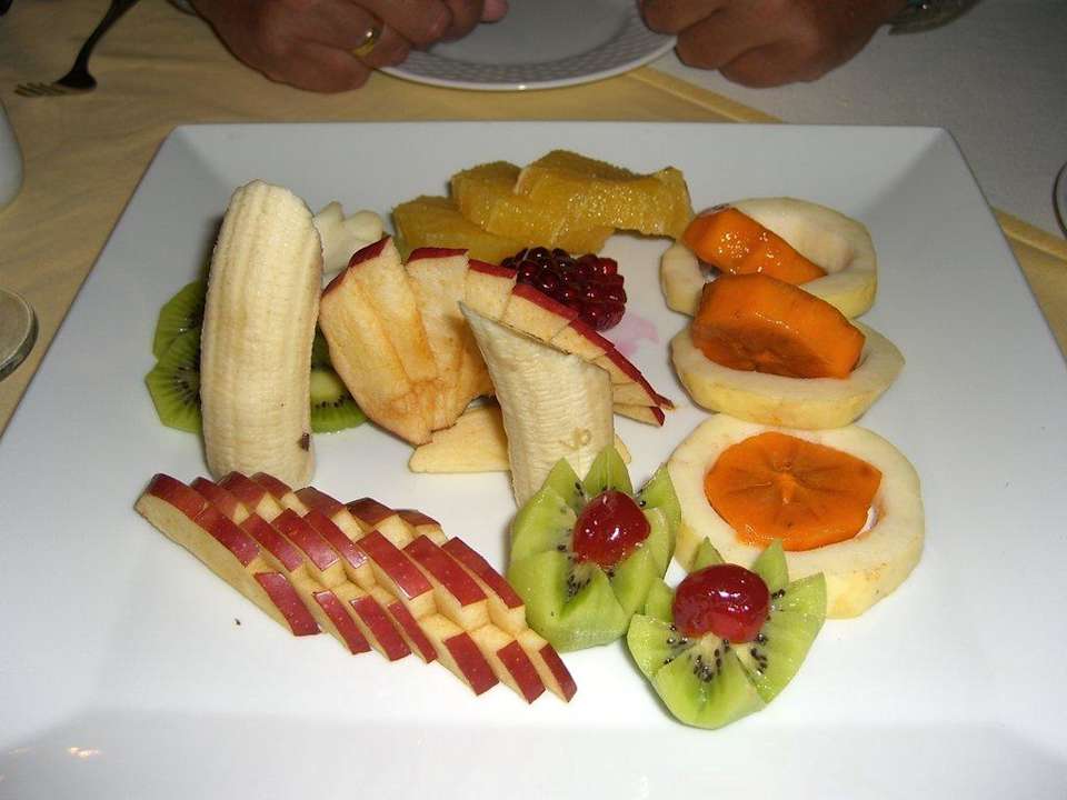 Eine der vielen Gaumenfreuden SUNRISE Holidays Resort (Adults Only)