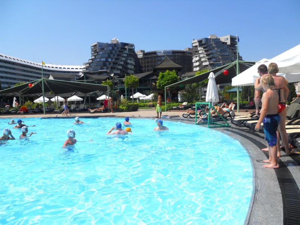 Water polo in the main pool Limak Lara Deluxe Hotel & Resort