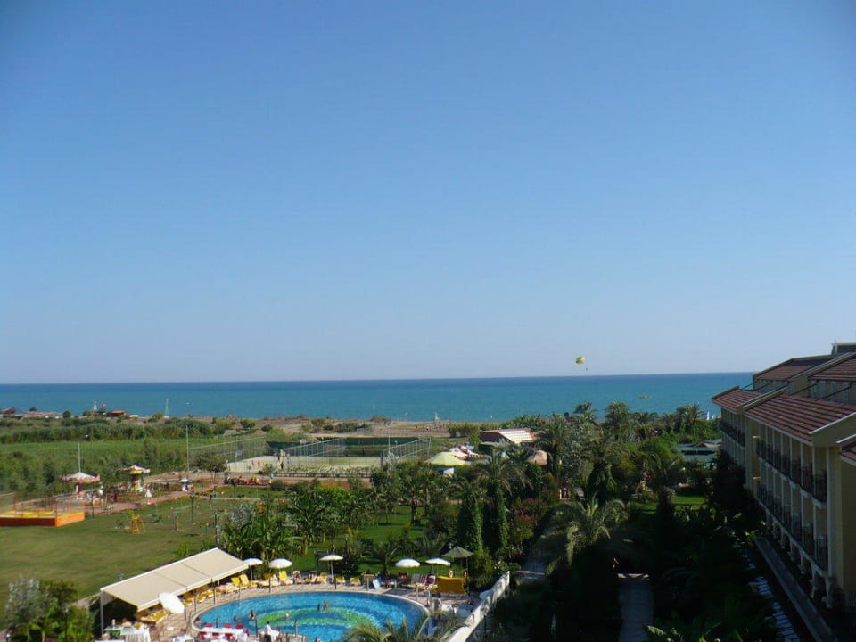 Aussicht vom Zimmer aus auf das Meer Belek Beach Resort Hotel