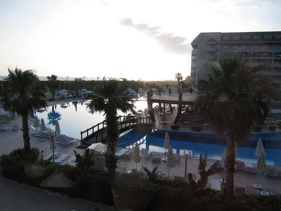 Ausblick von der Terrasse (beim Abendessen) Vita Silva Hotel