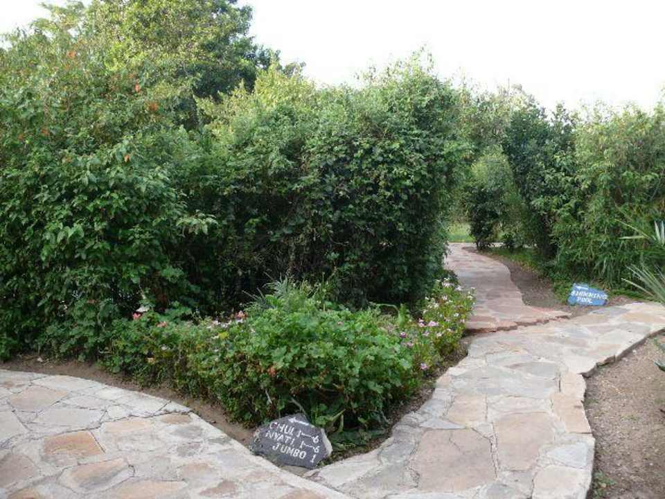 Wege zu den einzelnen Einrichtungen Mara Leisure Camp