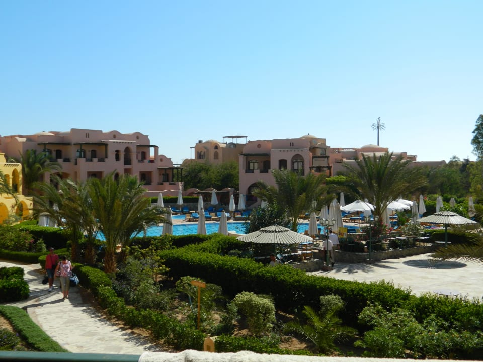 Ausblick Hauptpool Three Corners Rihana Resort Deluxe