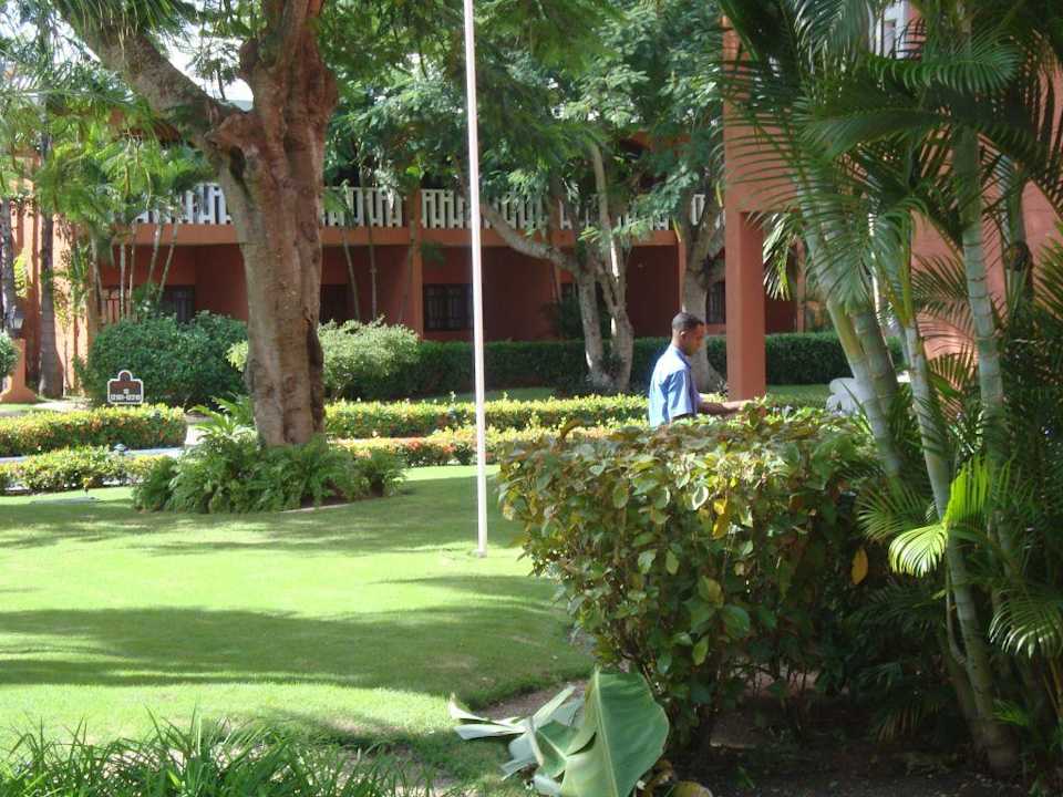 Die grüne Hotelanlage BelleVue Dominican Bay