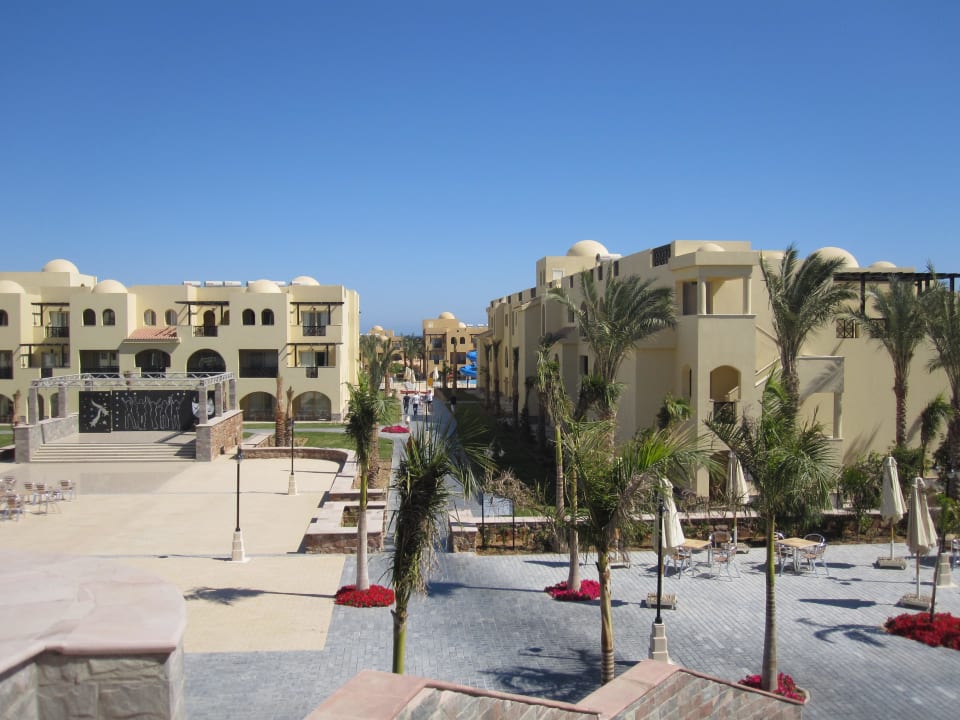 Aussicht von der Restaurant Terrasse Stella Garden Resort & Spa, Makadi Bay