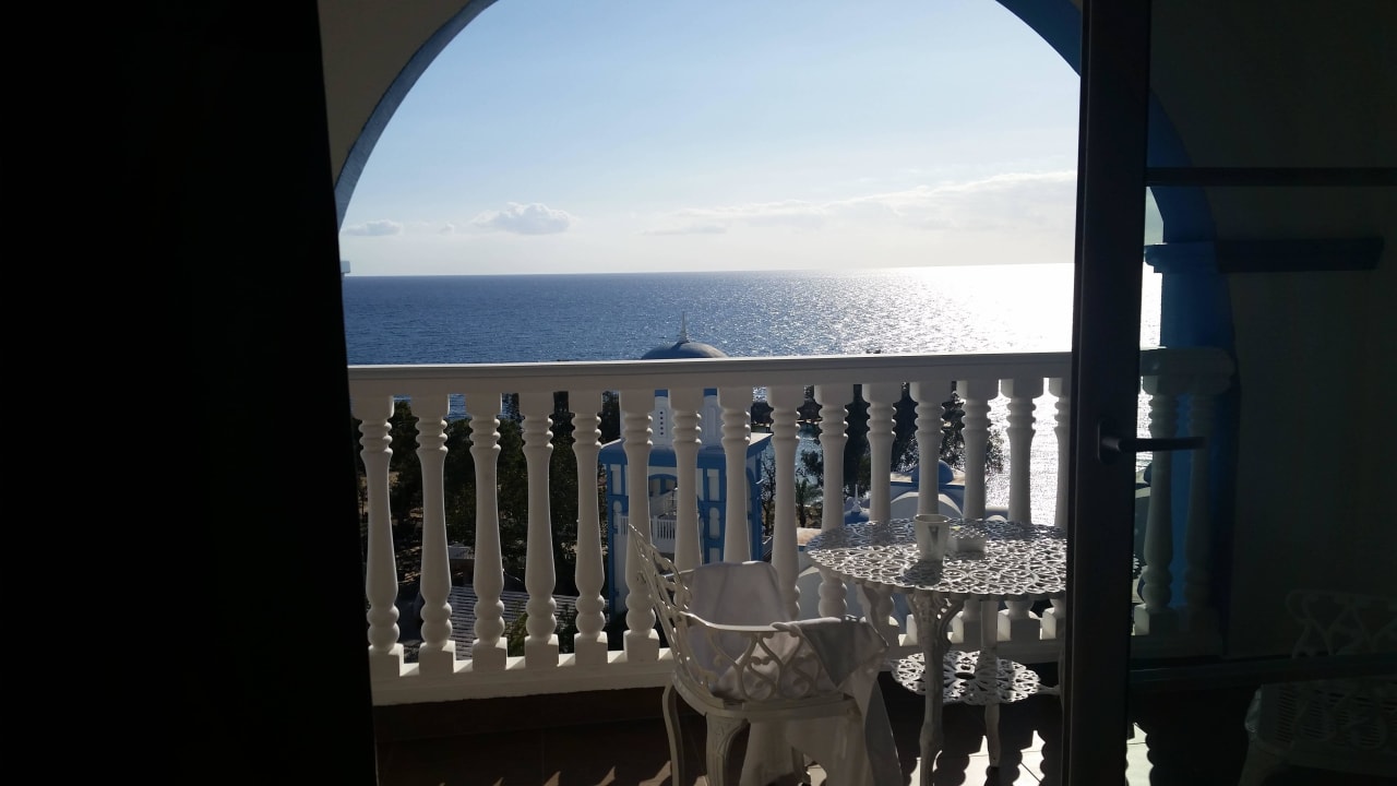 Blick von unserem Balkon  Rubi Platinum Spa Resort & Suites