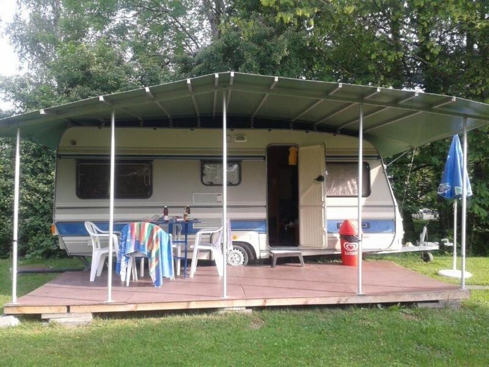 Unser Mietwohnwagen Internationaler Camping Lido