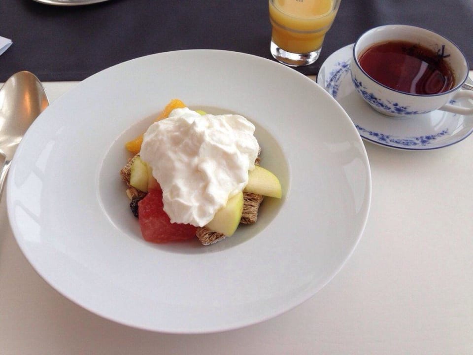 Obst mit Quark Hotel Fährhaus