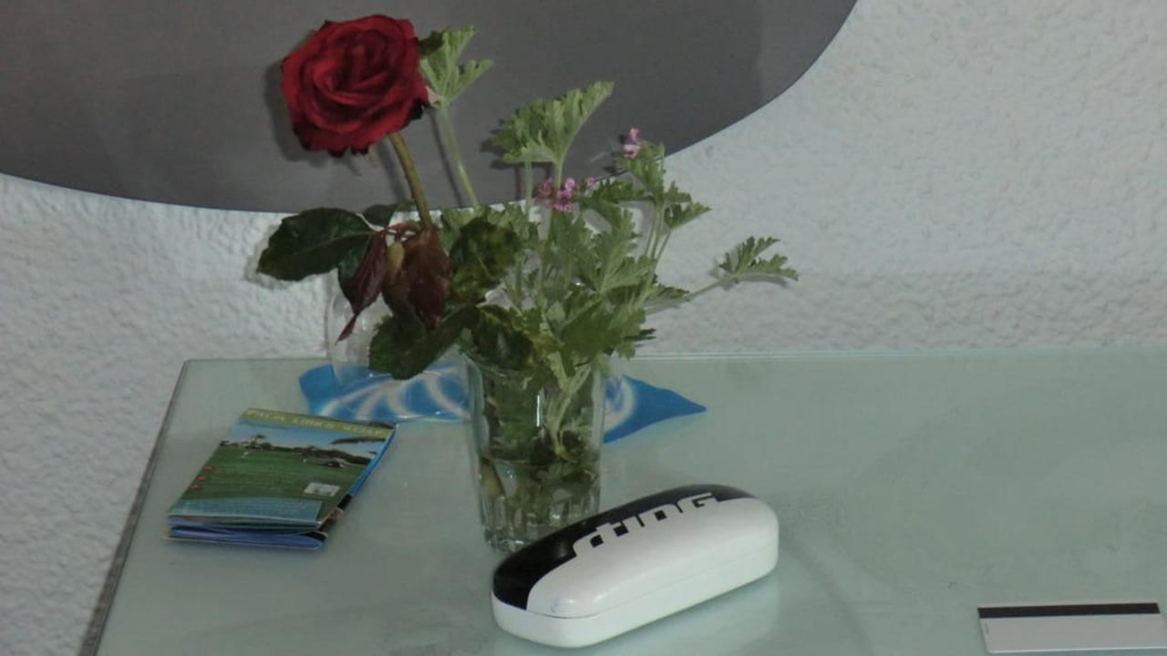 Blumen auf dem Zimmer Calimera One Resort Jockey