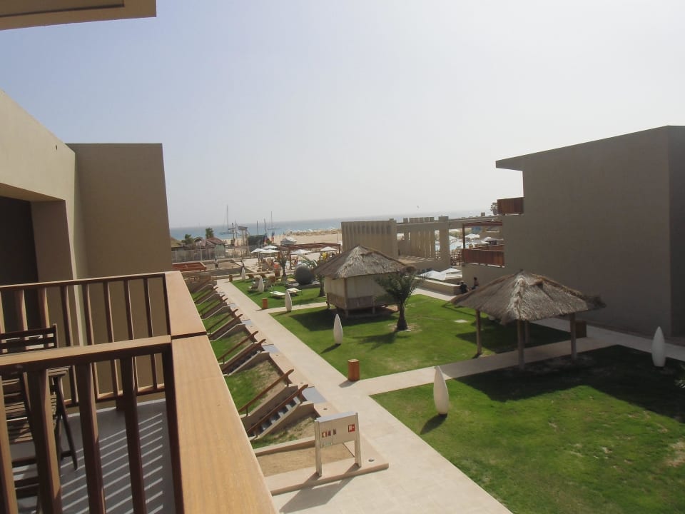 Blick aus unserem Zimmer Oasis Salinas Sea
