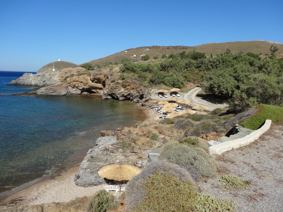 Petite plage en 2 parties Hotel Andros Holidays