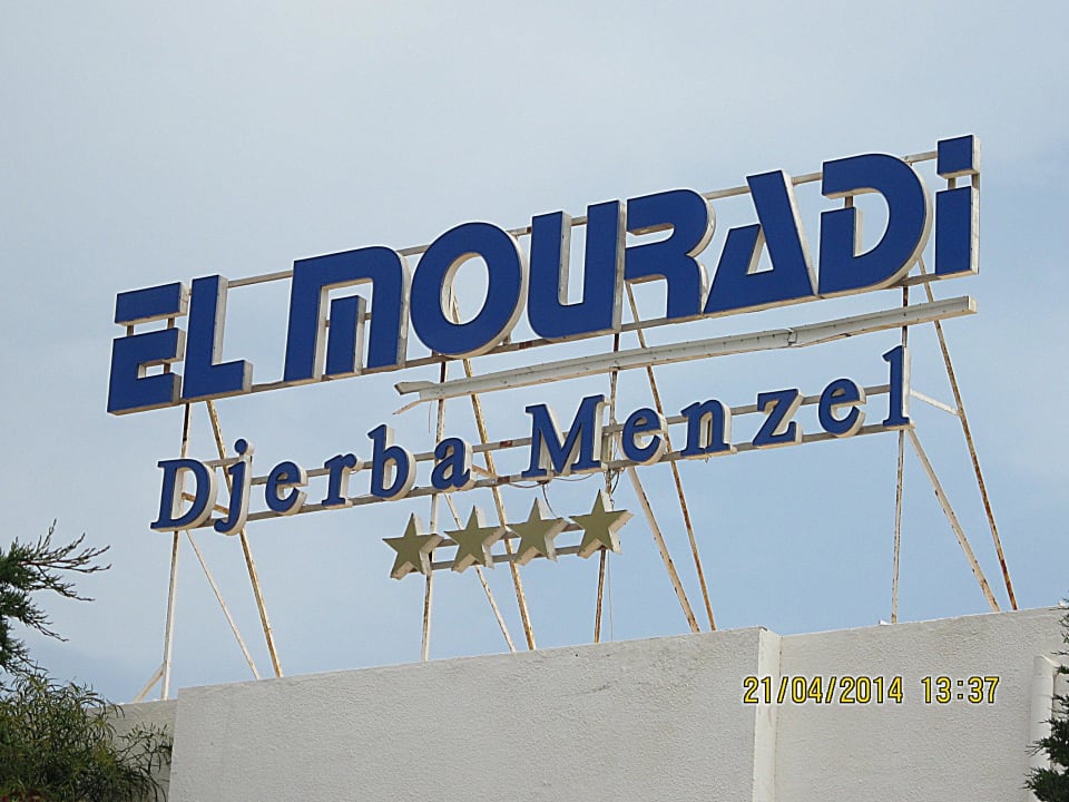 Leuchtschrift vom Hotel Hotel El Mouradi Djerba Menzel