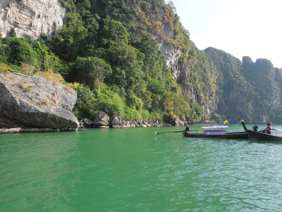 Geheimstrand ist über Dschungepfad erreichbar Hotel Ao Nang Paradise Resort