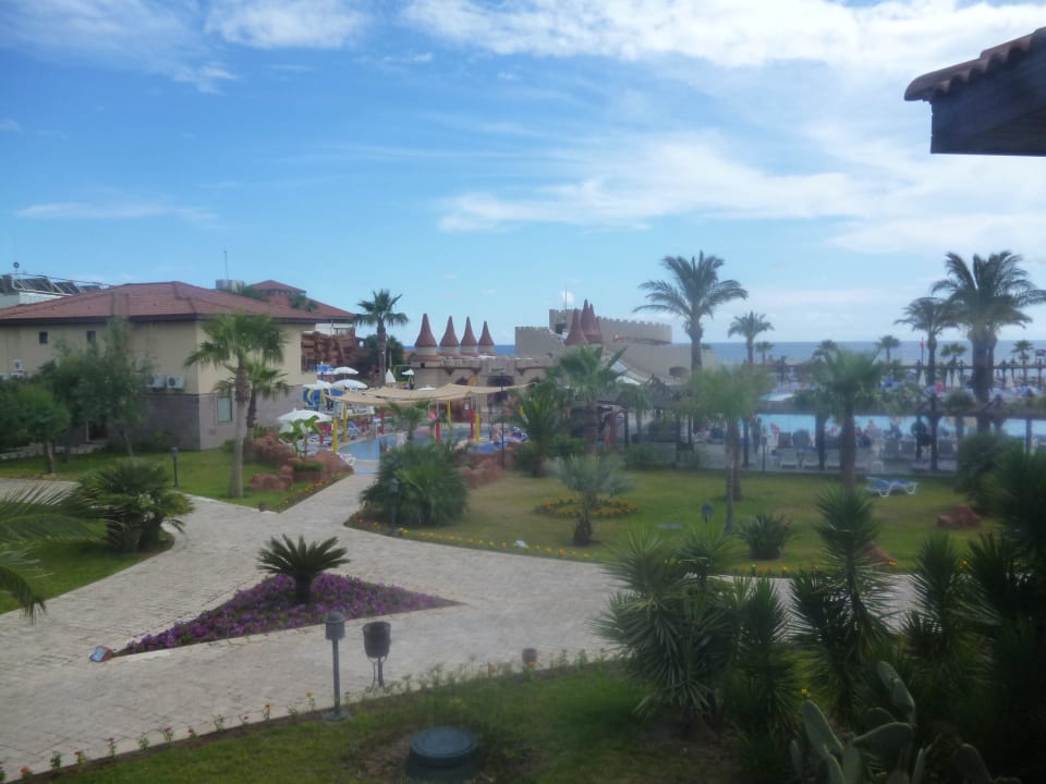 Ausblick auf Pool und Meer TUI BLUE Palm Garden