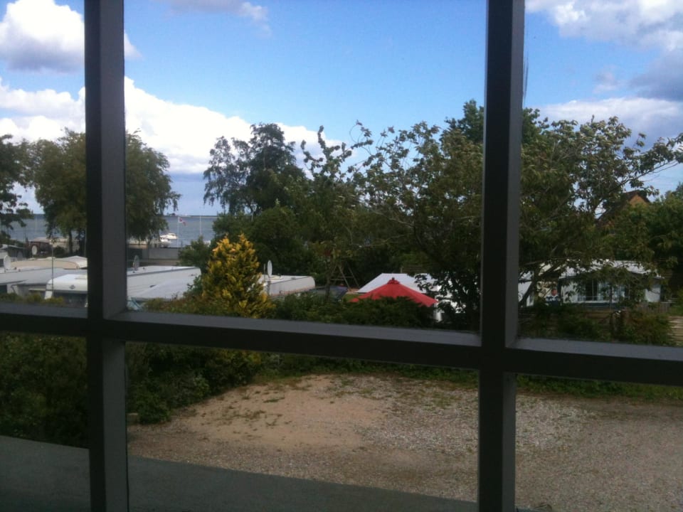 Blick aus Zimmer 15 Hotel Schleimünde
