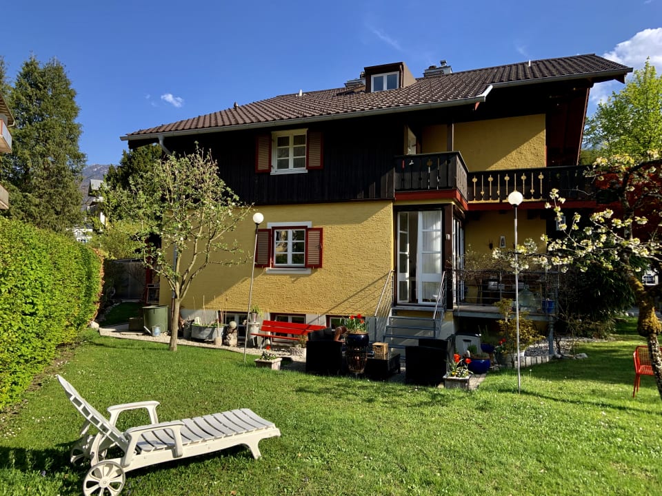 Gartenanlage Landhaus luise fly in & sleep