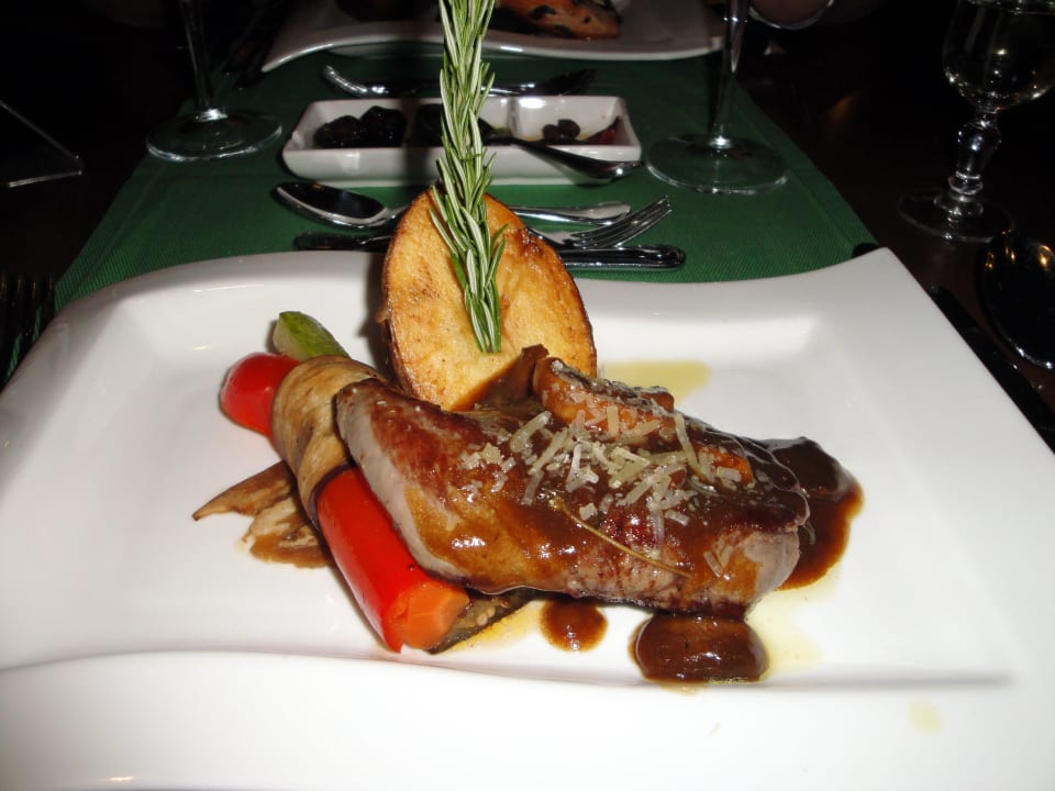 Hauptspeise beim Italiener Diamond Excellence Resort & Spa