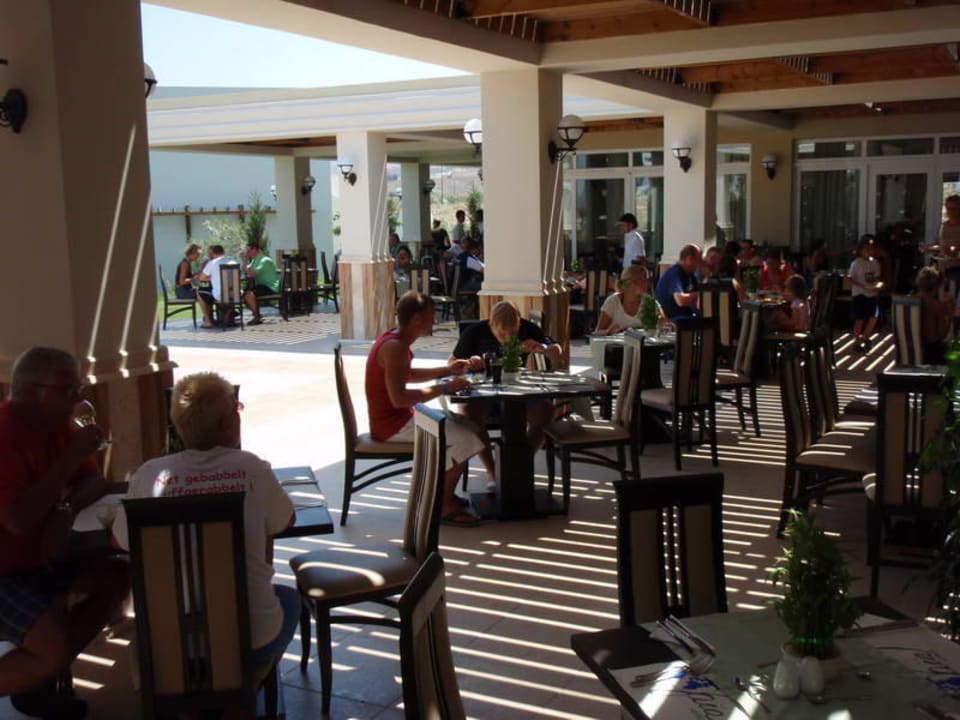 Outside tables Hotel Gaia Palace