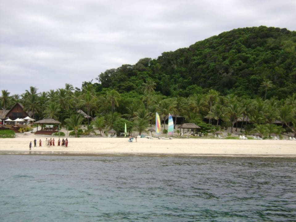 Anlegestelle Matamanoa Islands Hotel Matamanoa Island Resort
