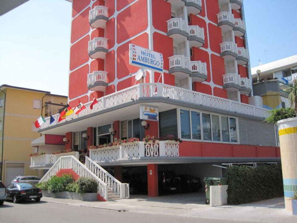 Hotel von außen Hotel Amburgo