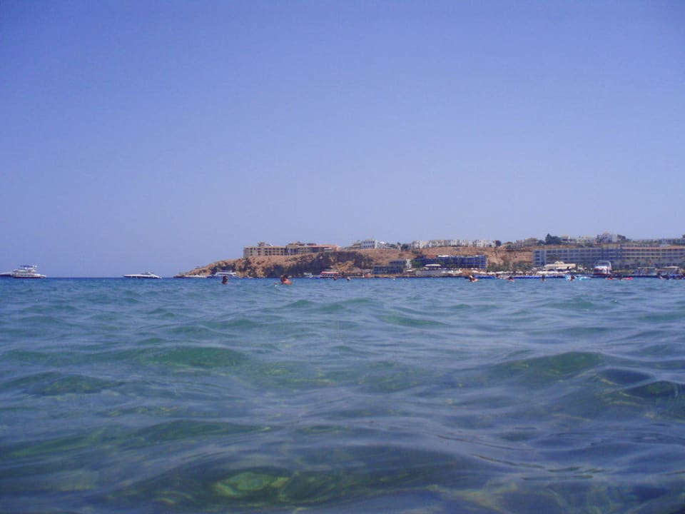 Ausblick vom Hotelstrand Ghazala Gardens