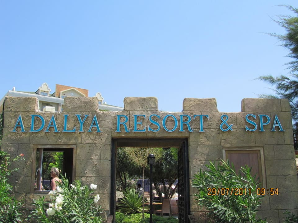 Eingang von der Strandseite Adalya Resort & Spa - Adults Only