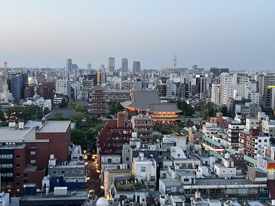 Ausblick The Gate Hotel Kaminarimon by Hulic