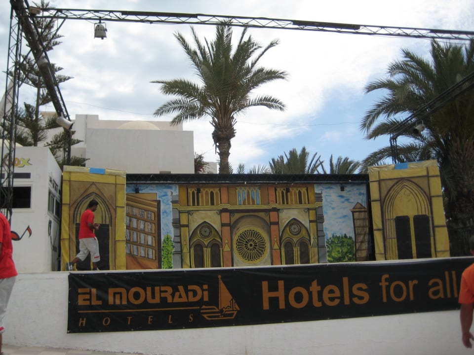 Animationsbühne Hotel El Mouradi Djerba Menzel
