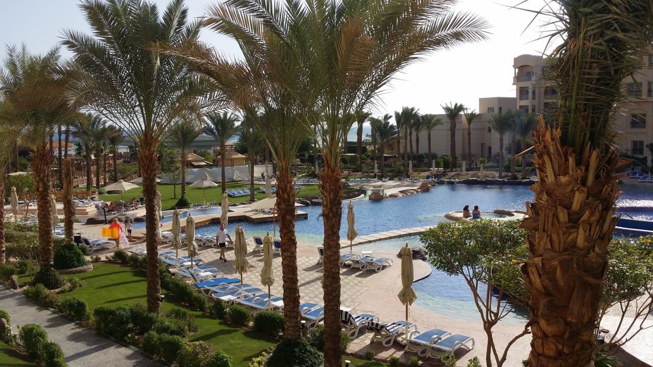 Ausblick vom Balkon  Tropitel Sahl Hasheesh