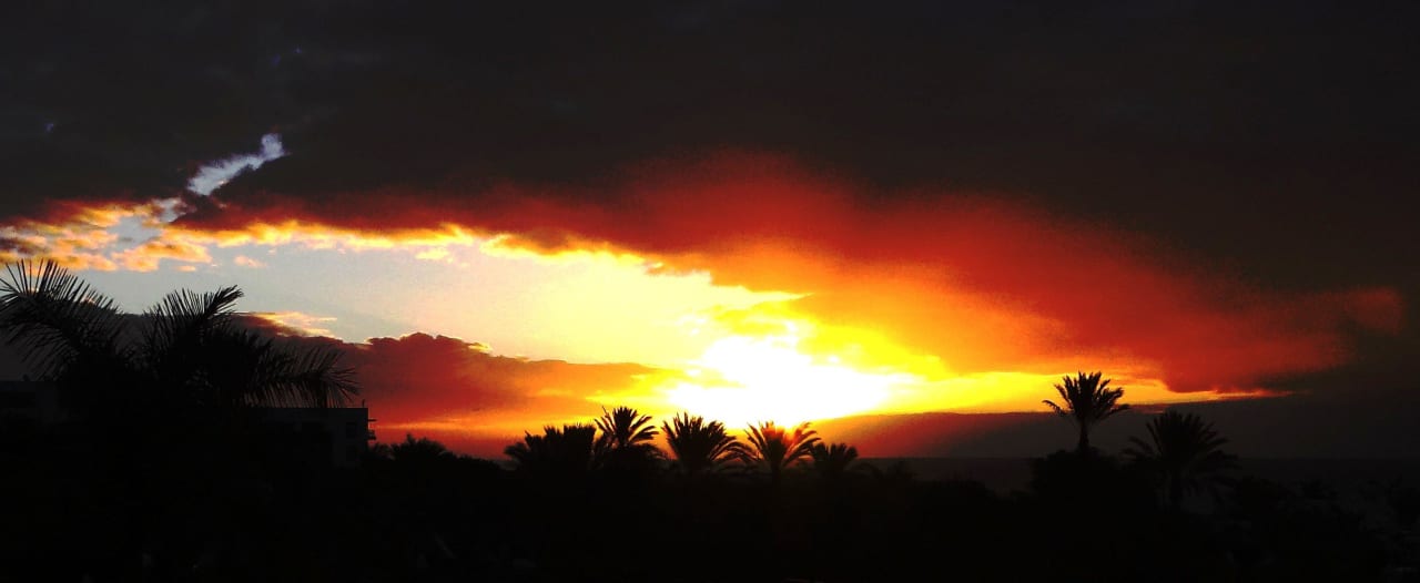 Sonnenuntergang Hotel Costa Calero