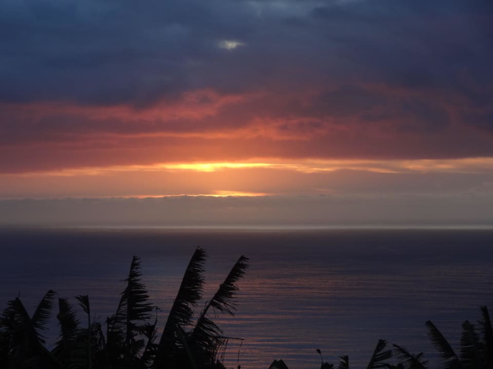 Sonnenuntergang vom Pool Finca Marina BuenVivir