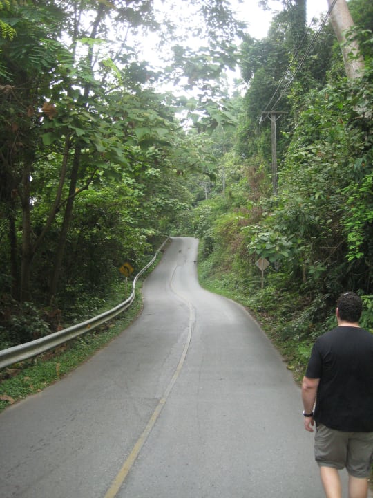 Infrastruktur nach dem 20 min weg zur Strasse Siam Bay Resort