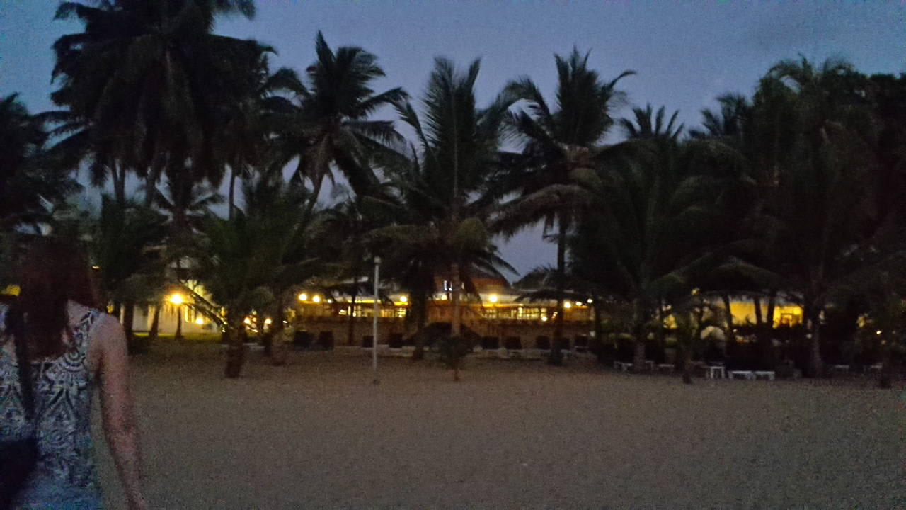 Hotel vom Strand aus Hotel Golden Star Beach
