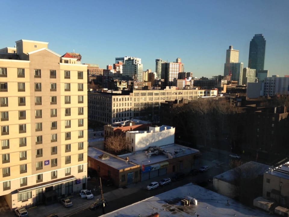 Ausblick aus dem Zimmer auf Long Island Howard Johnson Long Island City