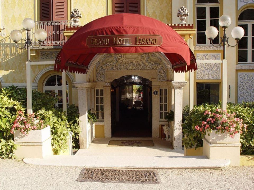 Eingang Grand Hotel Fasano