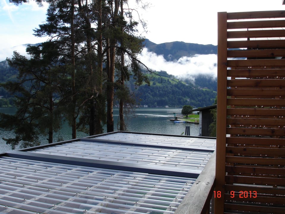Ausblick vom Zimmer 211 Seevilla Freiberg