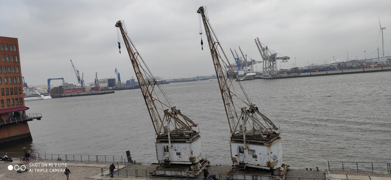Ausblick Hotel Deutsche Seemannsmission Hamburg-Altona