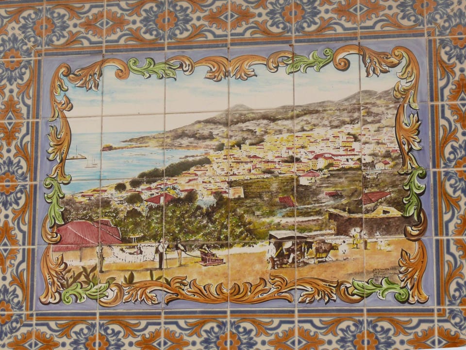 Azulejos draußen Hotel Quinta Splendida Wellness & Botanical Garden