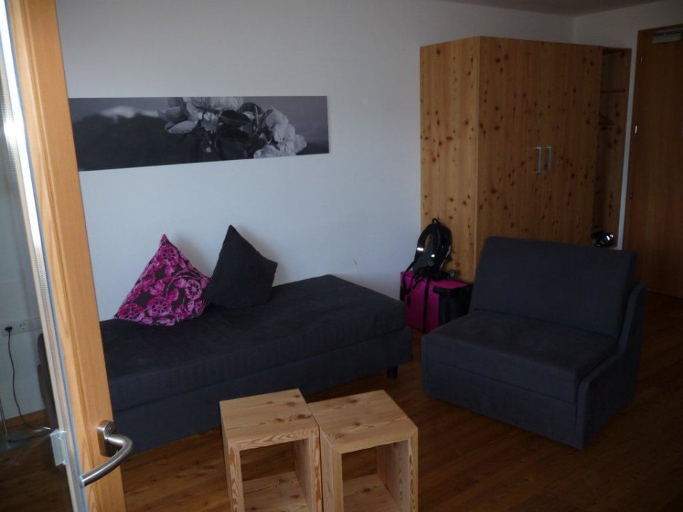 Wohnzimmer der Suite Hotel Tirolerhof